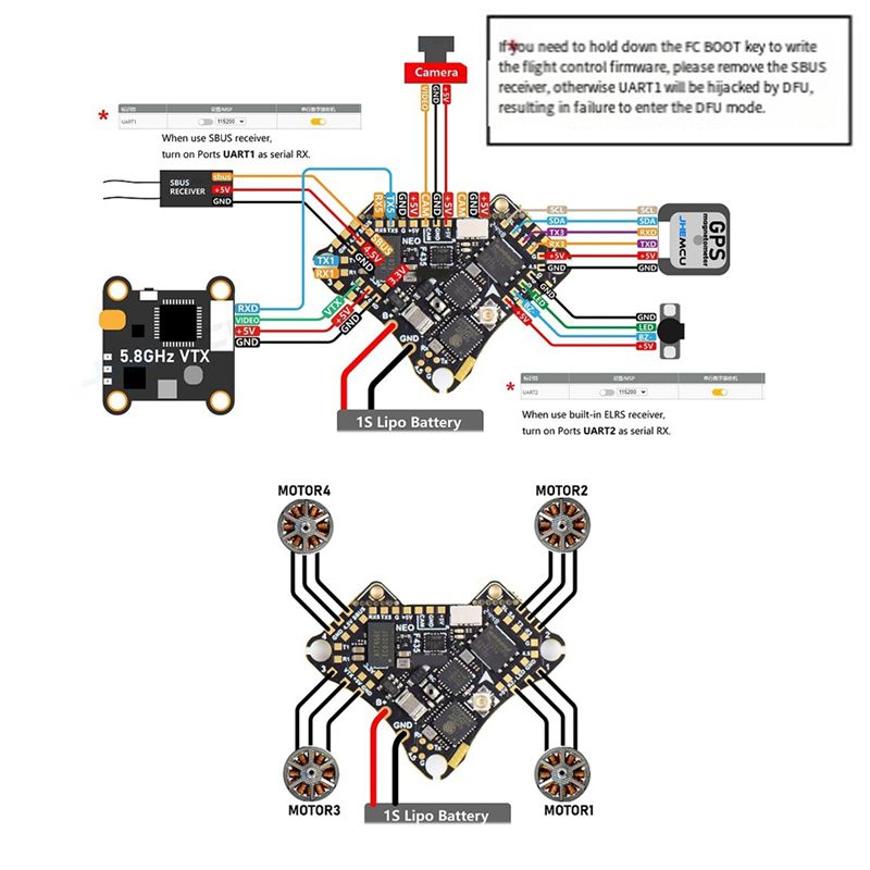 Controlador de vuelo FBIL-F435 - Fpv Drone Esc reseña y precio