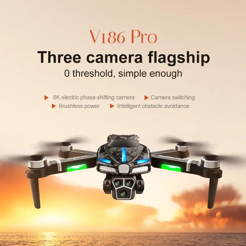 Nuevo Dron profesional V186 Pr - Fpv Drone Charger reseña y precio
