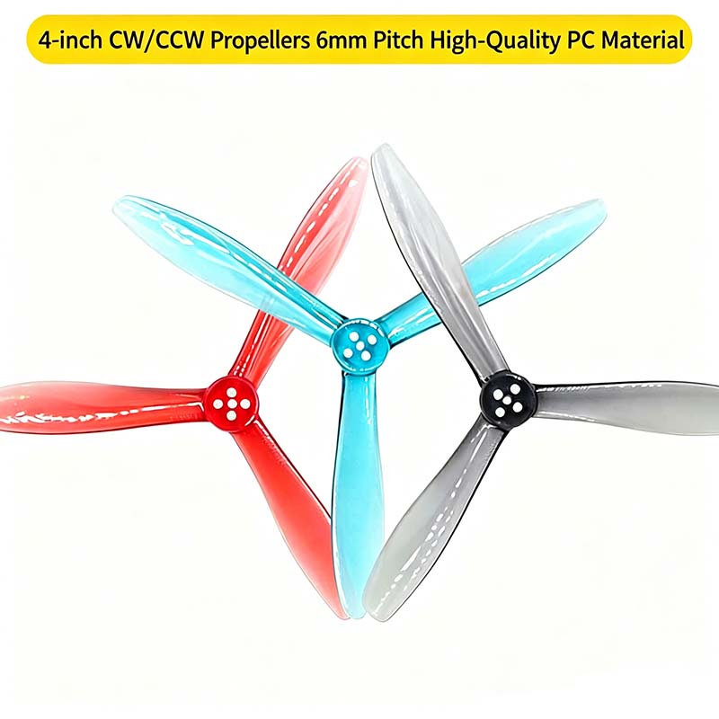 Hélice TMOTOR T4944 de 4 Aspas - Fpv Drone Propeller reseña y precio
