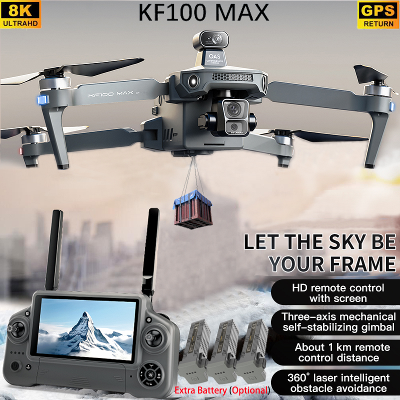 KF100 MAX GPS Drone 4K Cámara  - Fpv Drone Charger reseña y precio