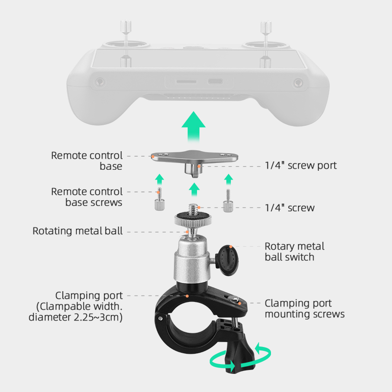 Soporte de Clip para bicicleta - Dji Drone Mini 4 Pro reseña y precio